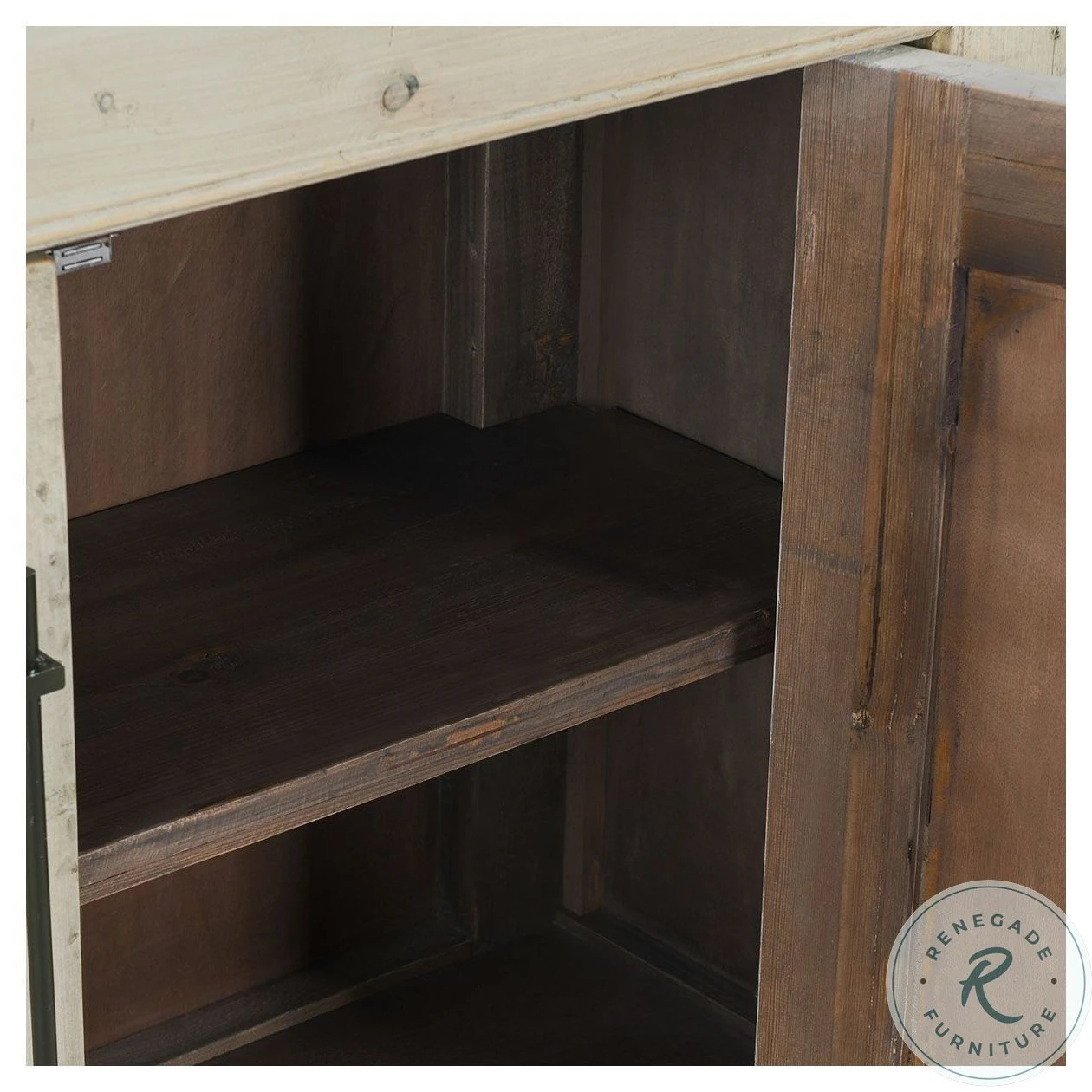 Parsons White 2 Door Sideboard - Image 9