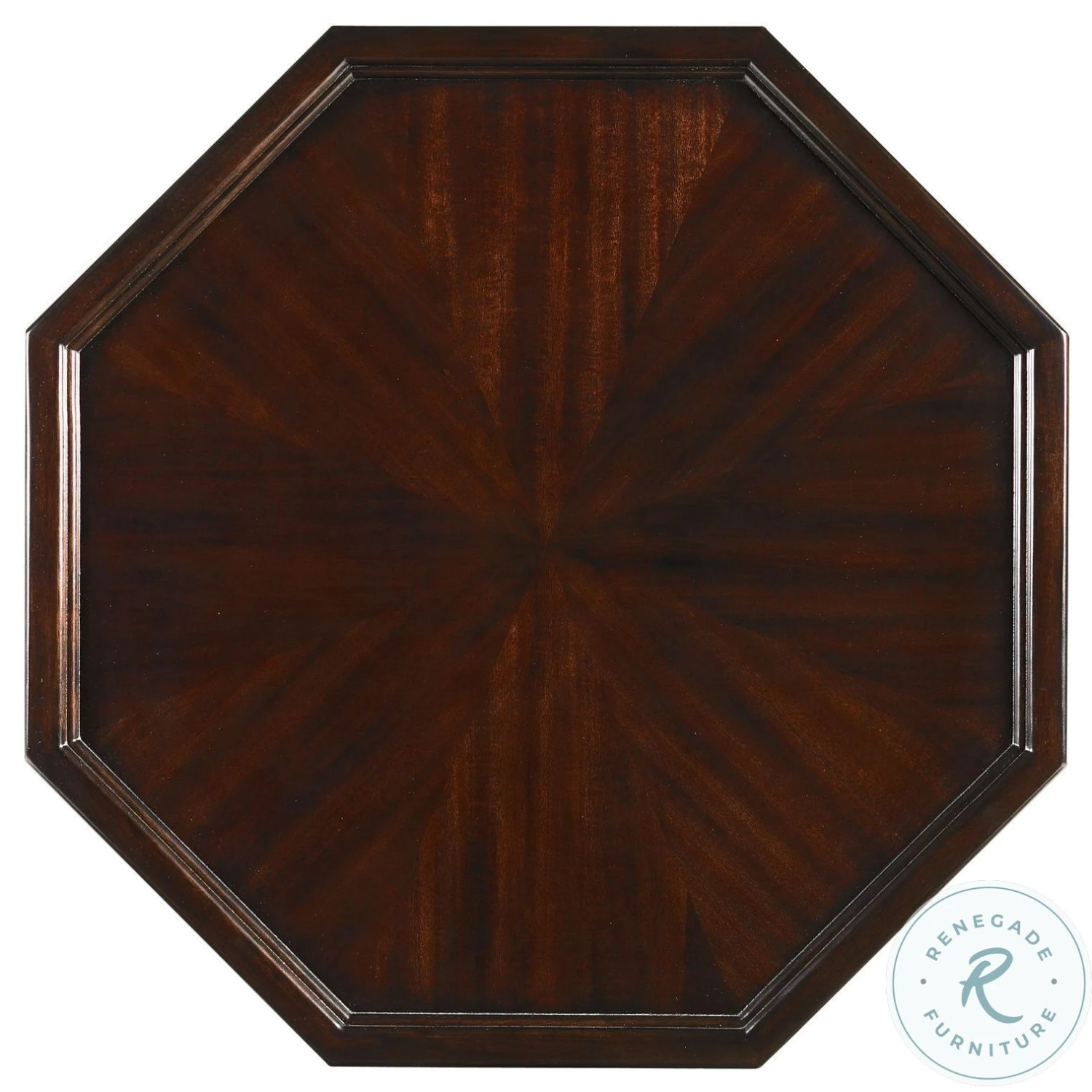 Tommy Bahama Royal Kahala Dark Coffee Pacific Campaign Accent Table - Image 4