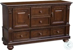 Lordsburg Brown Cherry Buffet