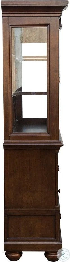 Lordsburg Brown Cherry Buffet With Hutch - Image 6