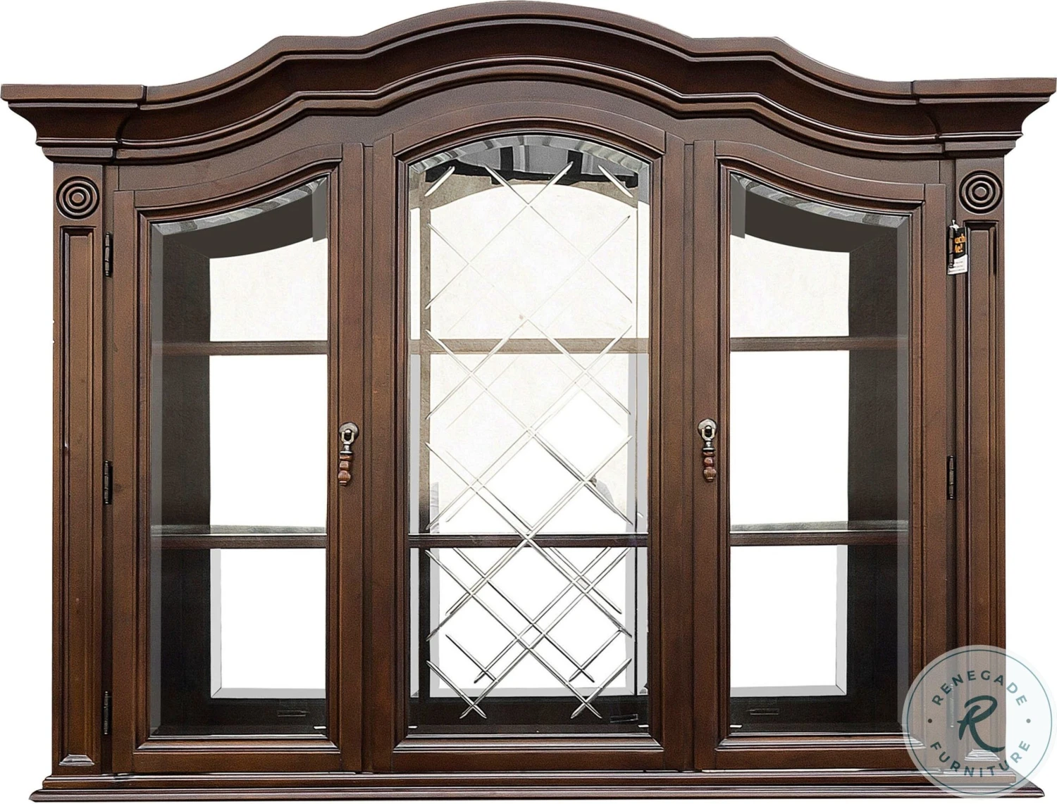 Lordsburg Brown Cherry Buffet With Hutch - Image 7