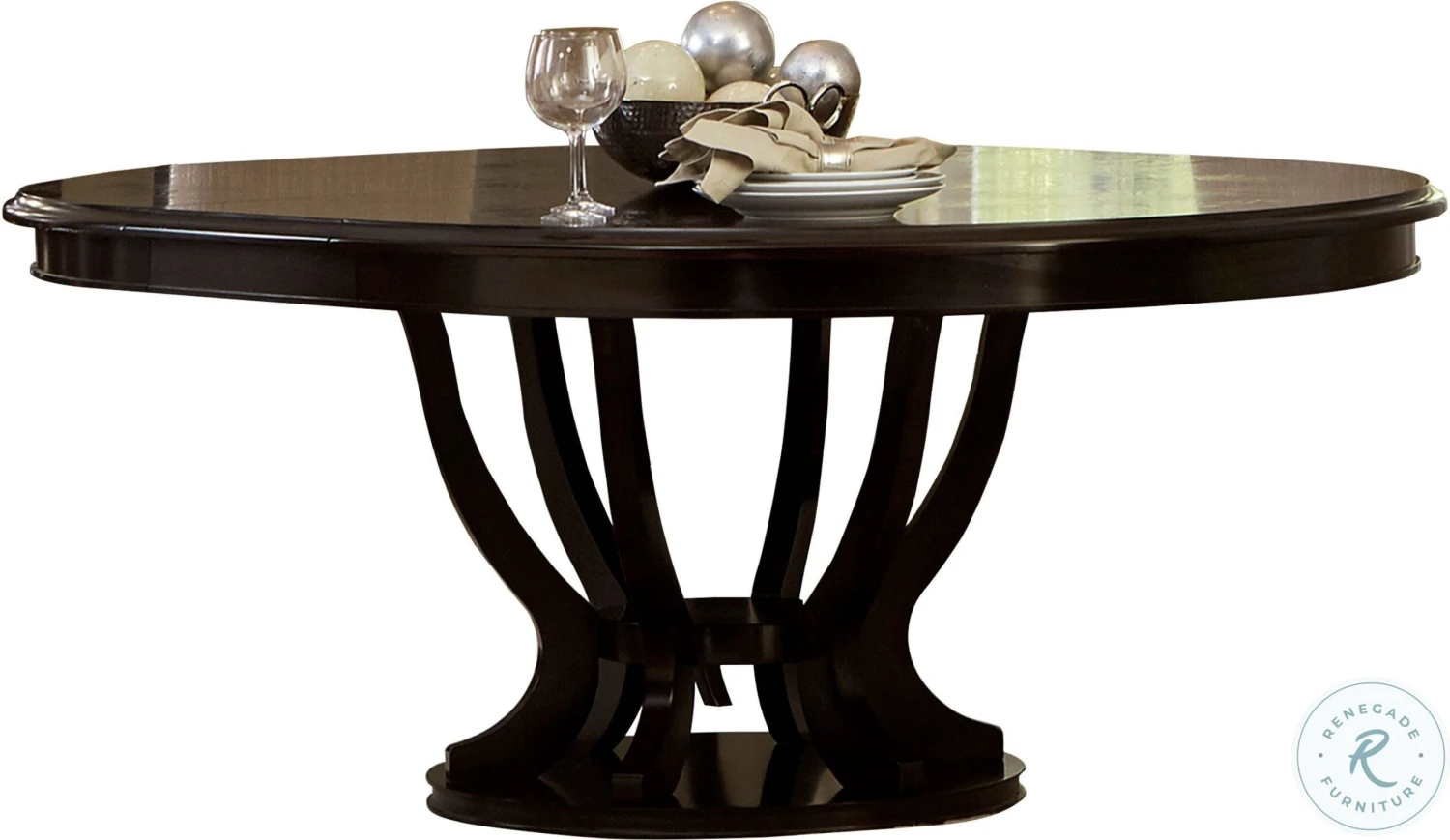 Savion Espresso Oval Extendable Dining Room Set - Image 3