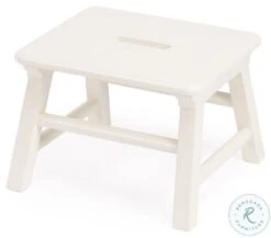 Melrose White Step Stool