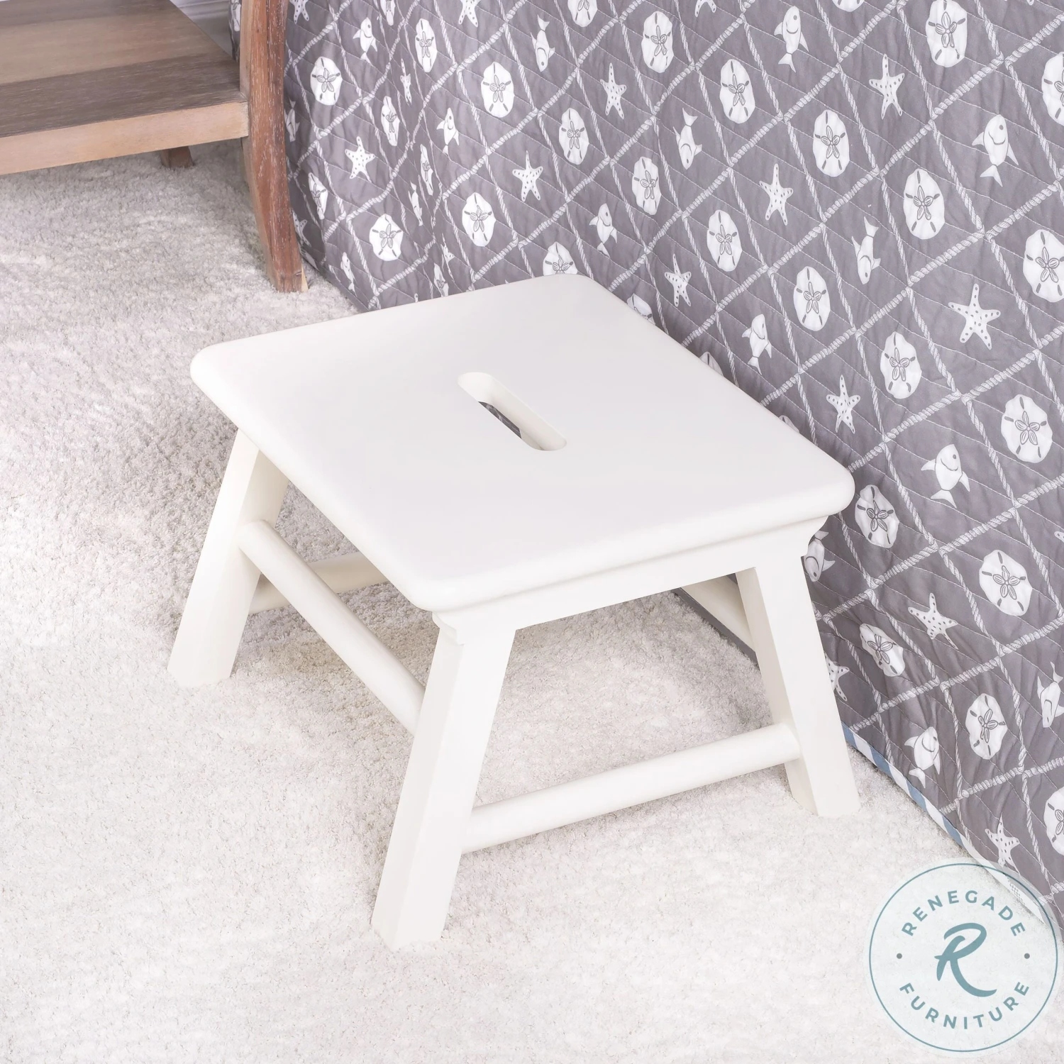 Melrose White Step Stool - Image 10