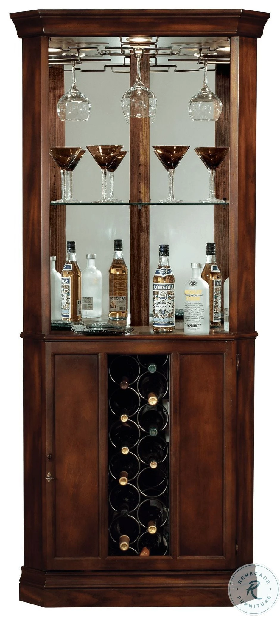 Piedmont Wine & Bar Cabinet