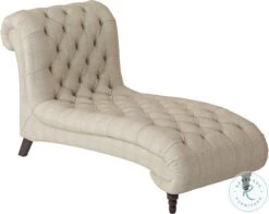 St. Claire Brown Fabric Chaise