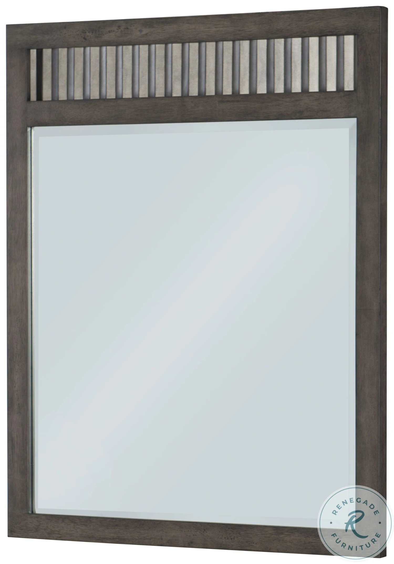 Bunkhouse Aged Barnwood Vertical Mirror