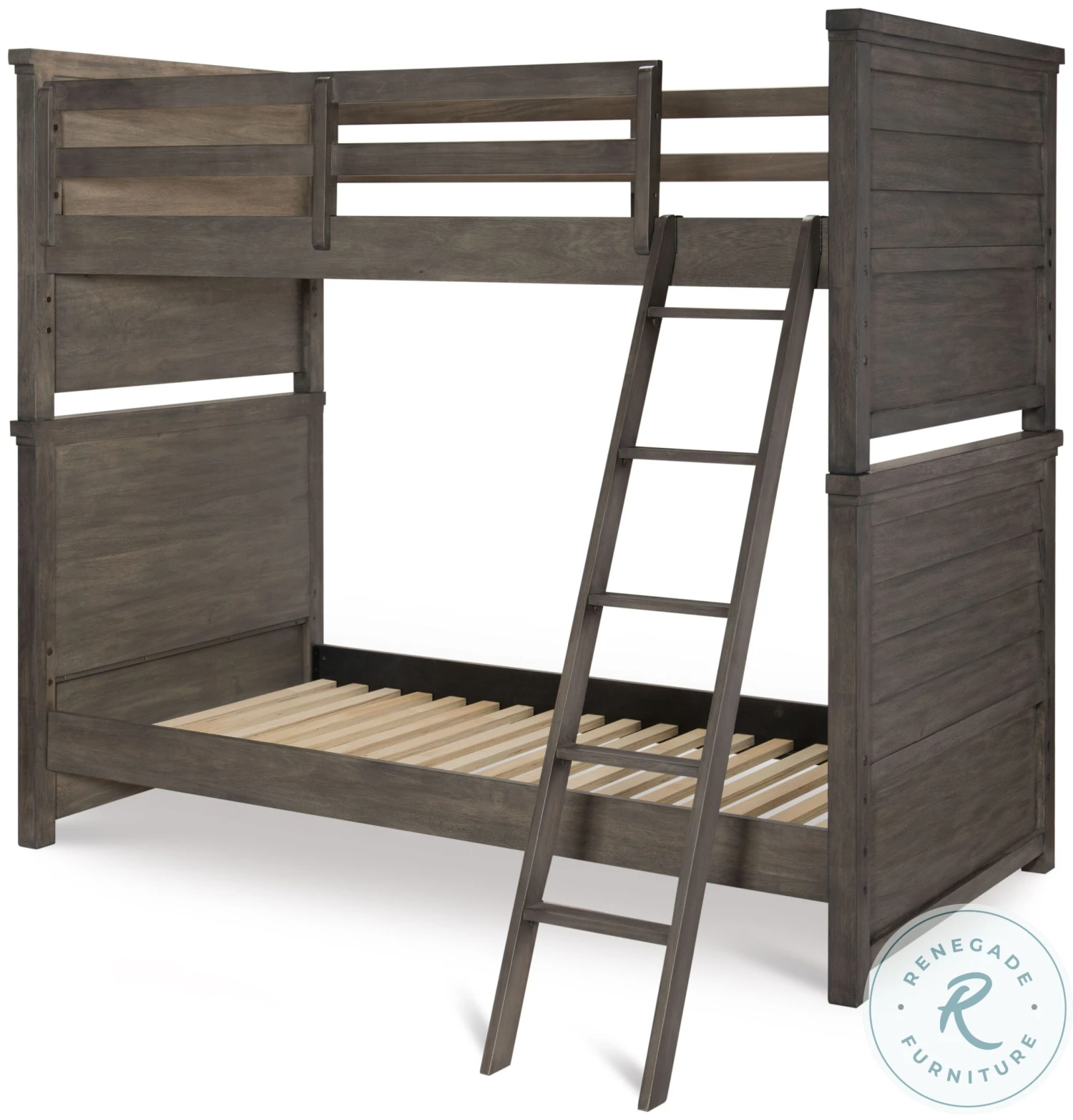Bunkhouse Aged Barnwood Youth Bunk Bedroom Set - Image 5