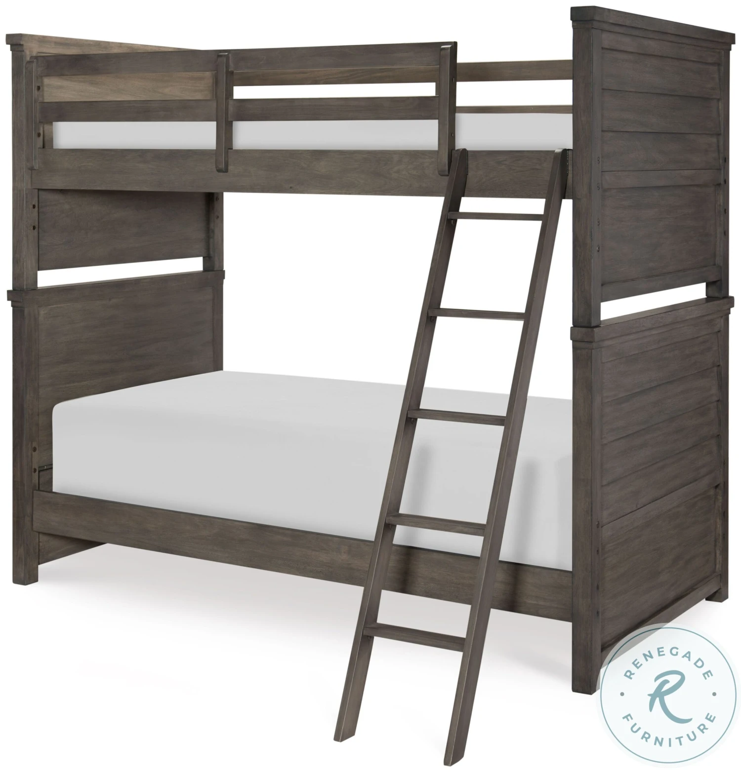 Bunkhouse Aged Barnwood Youth Bunk Bedroom Set - Image 4