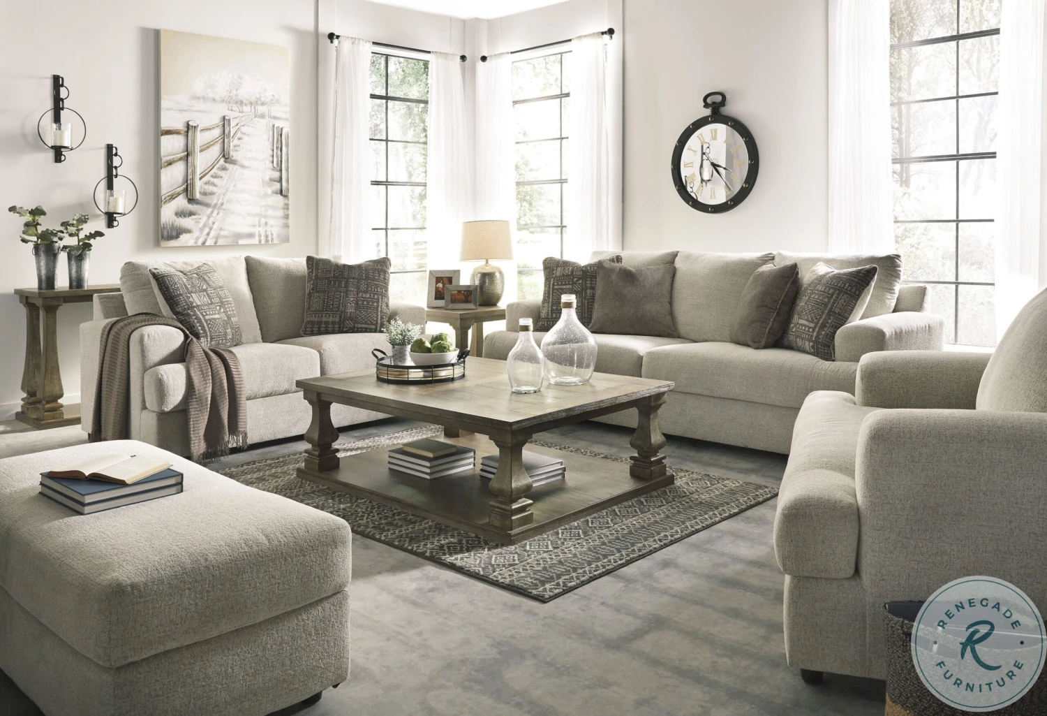 Johnelle Gray Rectangular Cocktail Table - Image 2