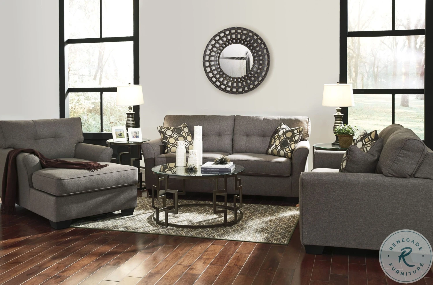 Tibbee Slate Chaise - Image 2