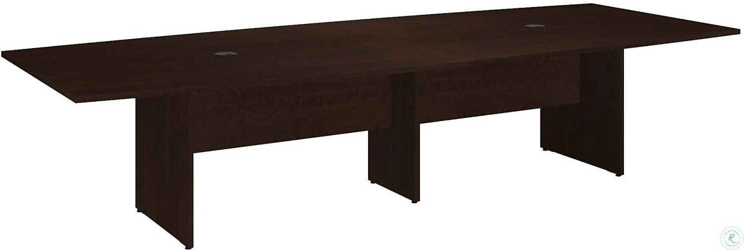 Mocha Cherry 120" Boat Top Conference Table