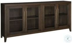 Balintmore Warm Dark Brown Short Accent Cabinet