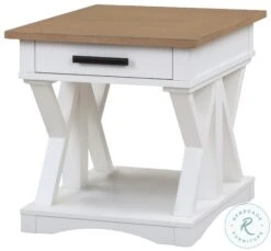 Americana Modern Cotton End Table