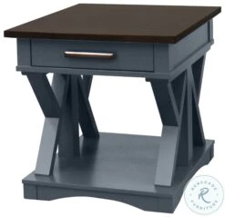 Americana Modern Denim End Table