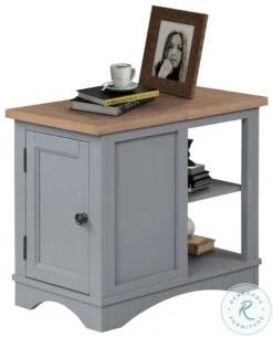 Americana Modern Dove Chairside End Table