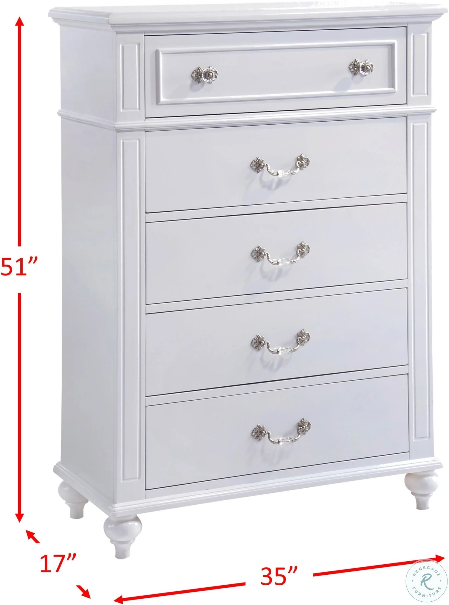 Annie White Chest - Image 3