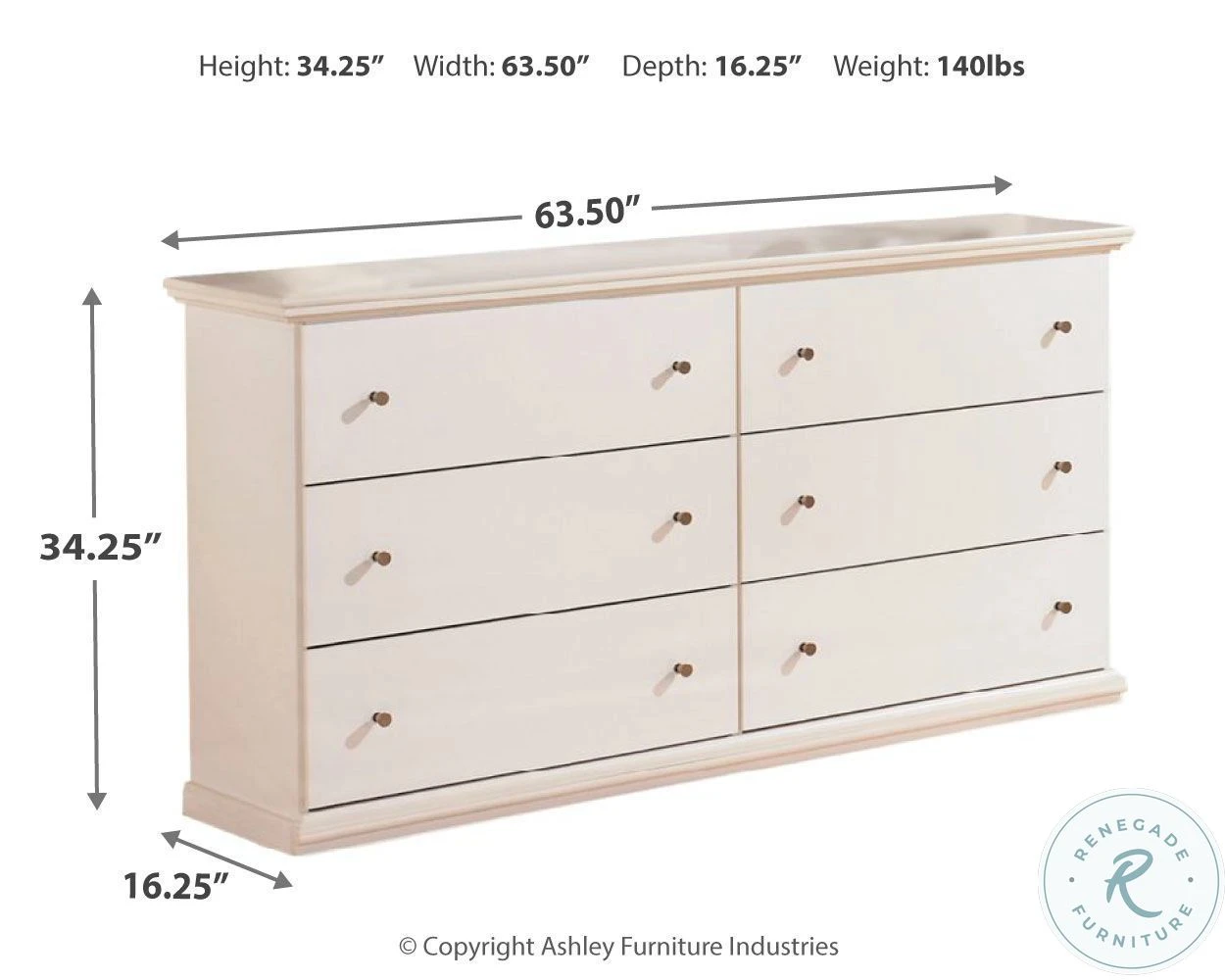 Bostwick Shoals White Youth Bedroom Set - Image 9