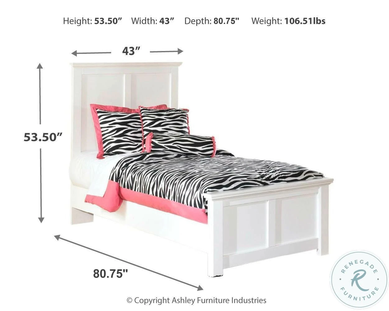 Bostwick Shoals White Youth Bedroom Set - Image 5