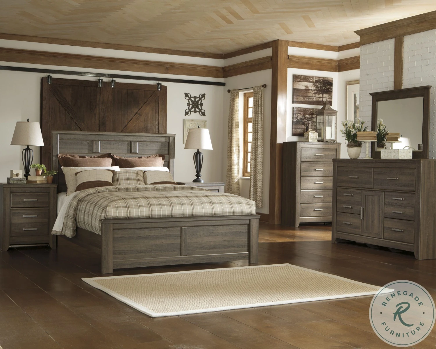 Juararo Dark Brown Five Drawer Chest - Image 2