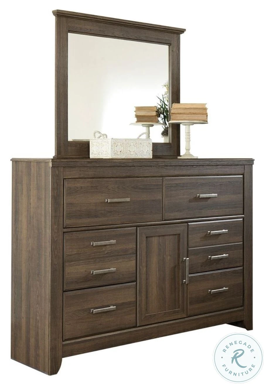 Juararo Dark Brown Bedroom Mirror - Image 3