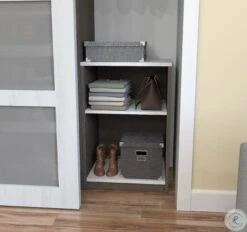 Cielo By Bark Gray And White 195" Base Storage Unit