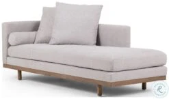 Brady Vail Silver LAF Single Chaise