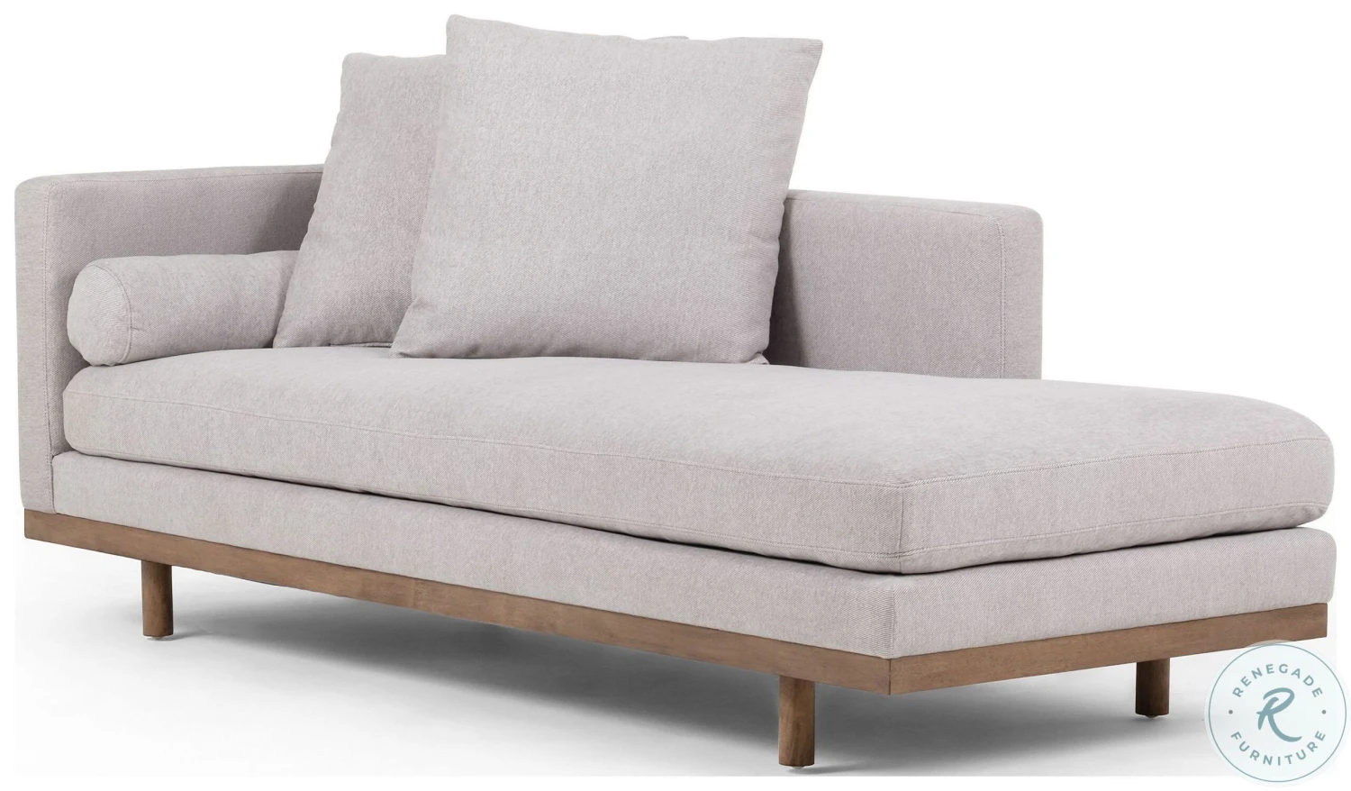 Brady Vail Silver LAF Single Chaise