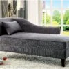 Stillwater Gray Fabric Chaise