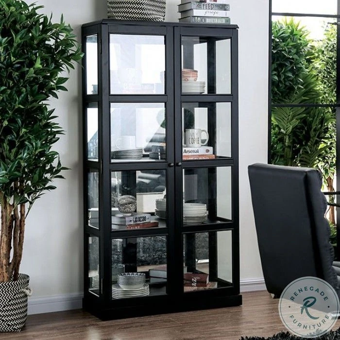 Vilas Black Curio Cabinet