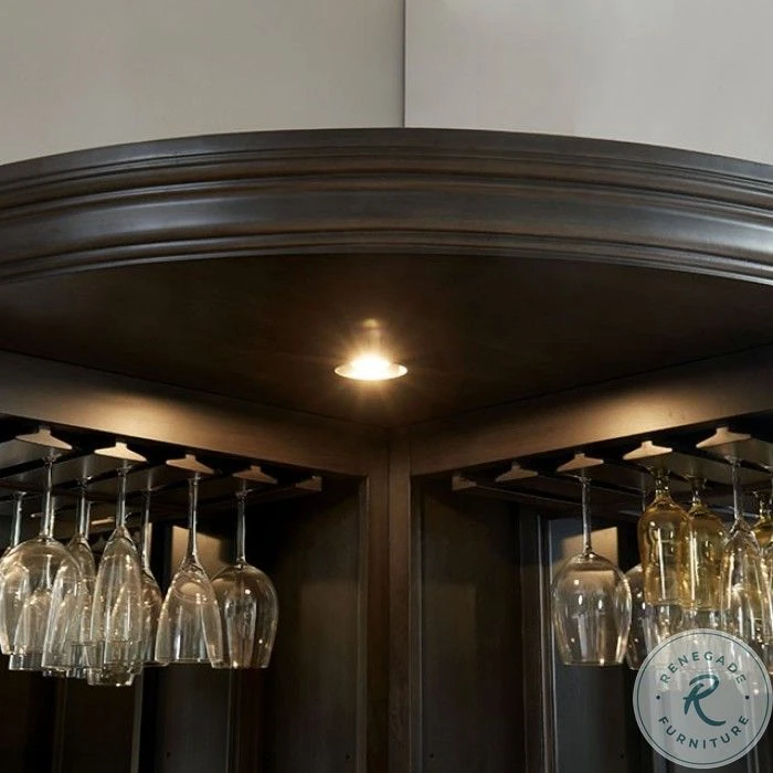 Voltaire Gray Corner Curio - Image 5