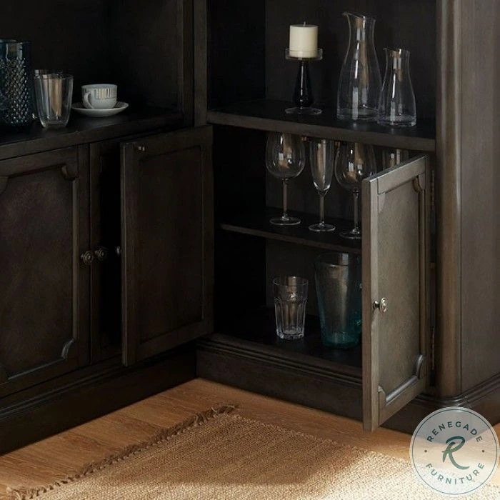 Voltaire Gray Corner Curio - Image 4