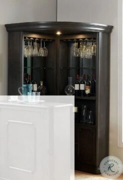 Voltaire Gray Corner Curio