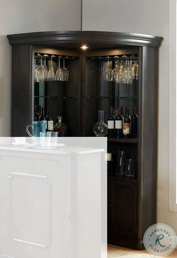 Voltaire Gray Corner Curio