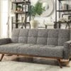 Nettie Gray Sofa Futon