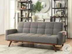 Nettie Gray Sofa Futon