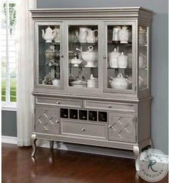 Amina Champagne Buffet With Hutch