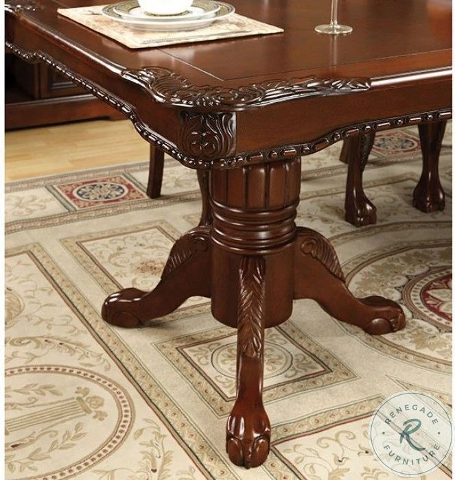 George Town Rectangular Double Pedestal Extendable Dining Table - Image 4