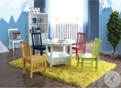 Casey Black 32" Kids Table Set Of 5