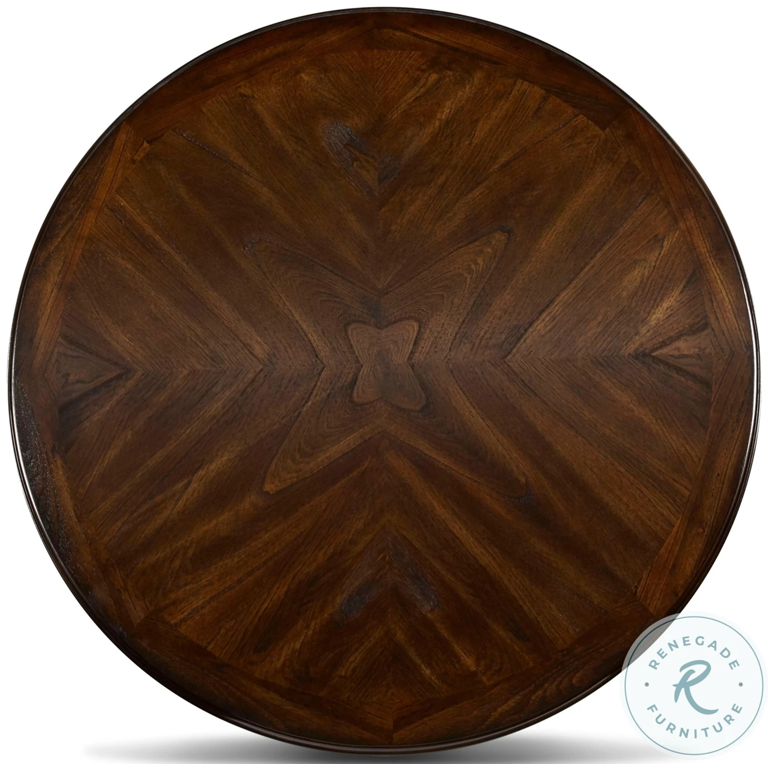 Gia Cherry 5 Piece Round Dining Room Set - Image 5