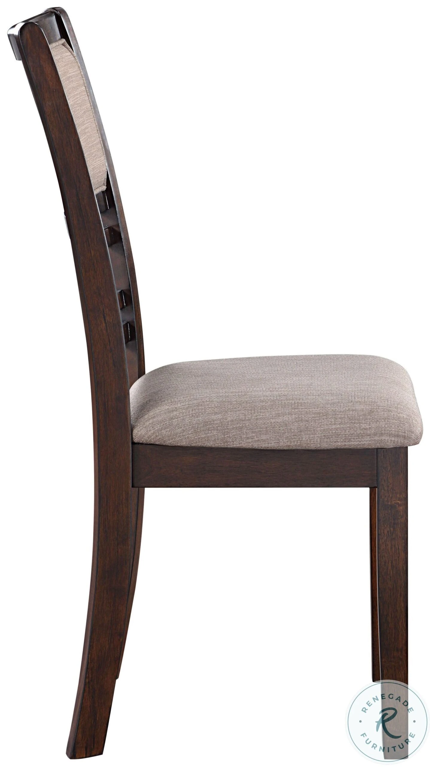 Gia Cherry 5 Piece Round Dining Room Set - Image 8