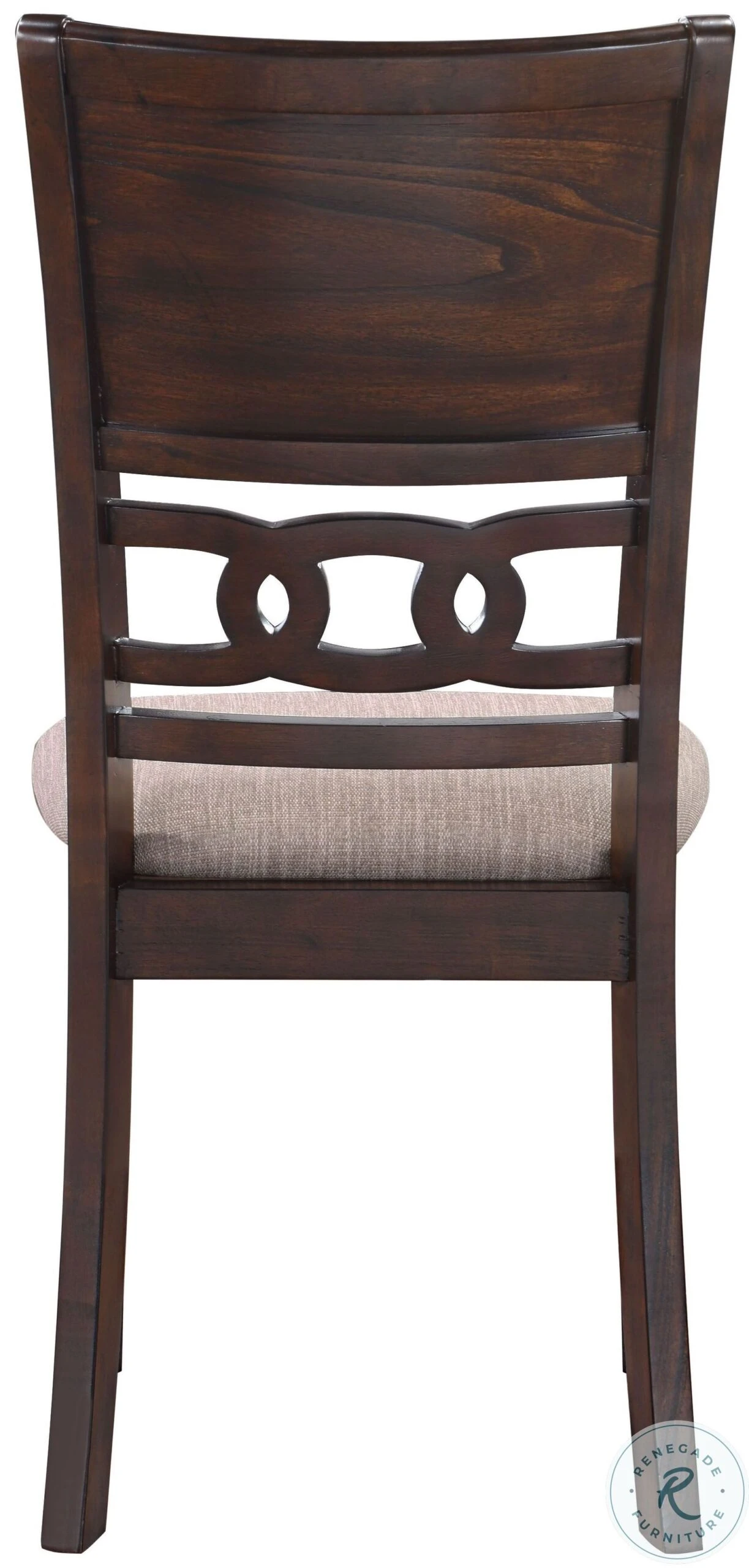 Gia Cherry 5 Piece Round Dining Room Set - Image 9