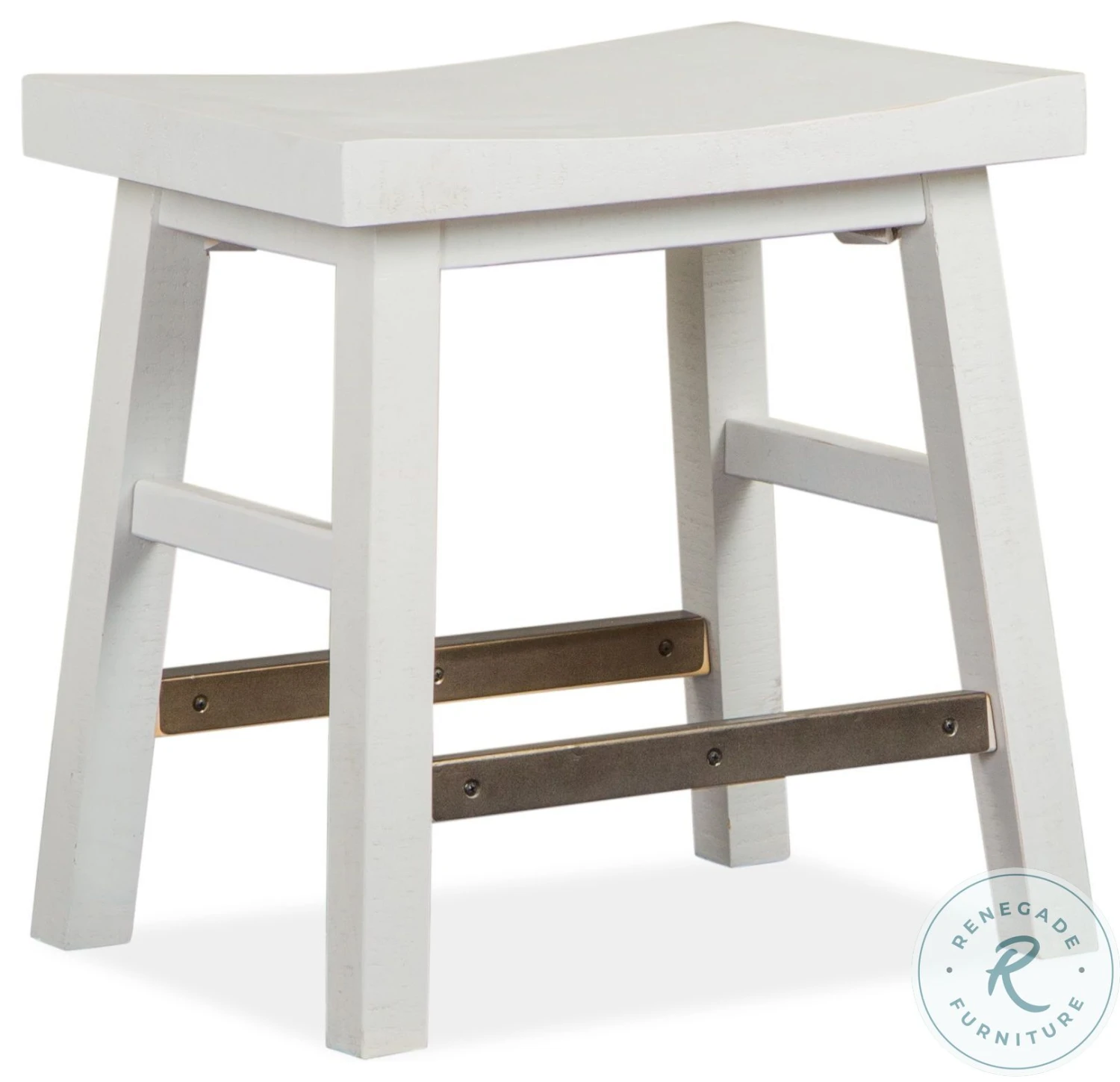 Heron Cove Chalk White Stool