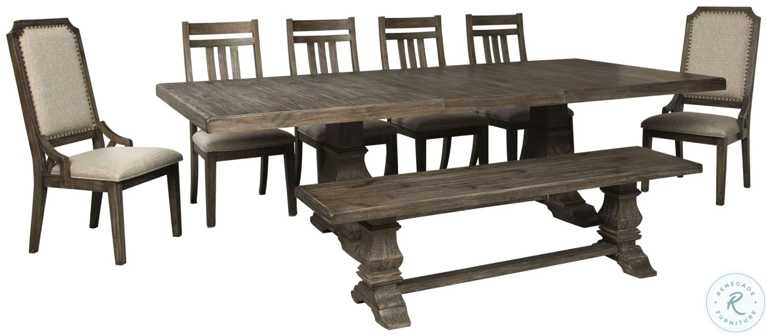 Wyndahl Rustic Brown Bench - Image 8