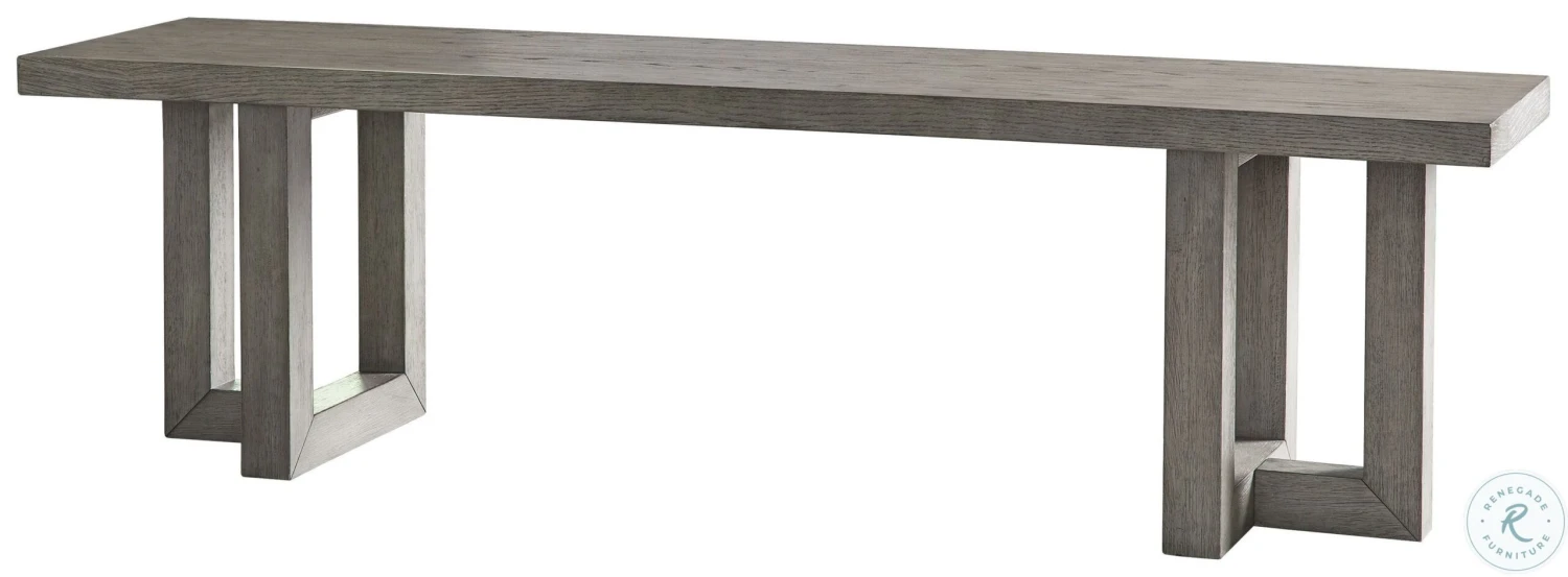 Anibecca Grey Dining Bench