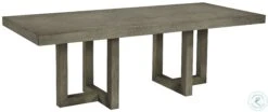 Anibecca Grey Rectangular Dining Table