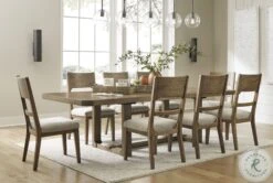 Cabalynn Light Brown Extendable Dining Room Set