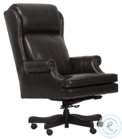 DC-105-PBR Black And Brown Wipe Desk Chair