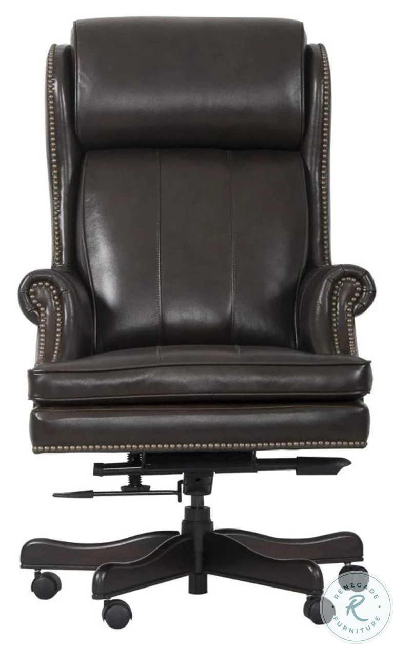 DC-105-PBR Black And Brown Wipe Desk Chair - Image 4