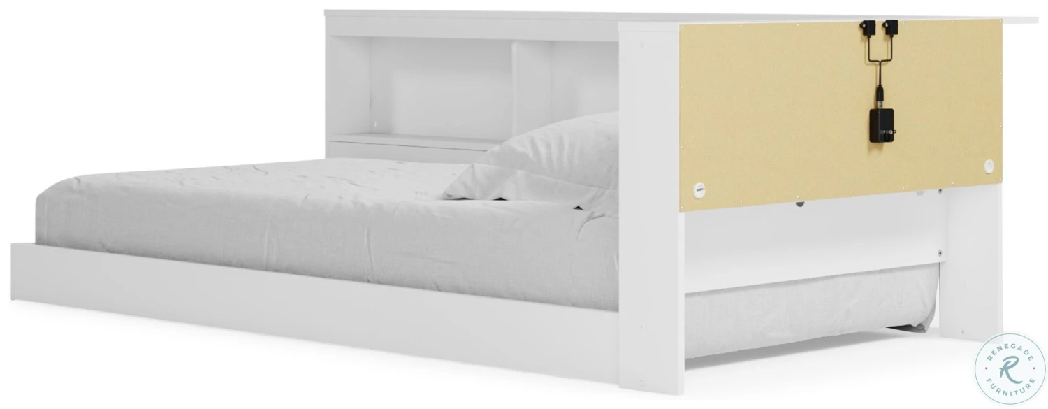 Piperton White Youth Bookcase Storage Bedroom Set - Image 5